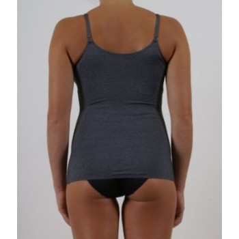 Camiseta de Tirantes para mujer, color gris, marca DKNY 2