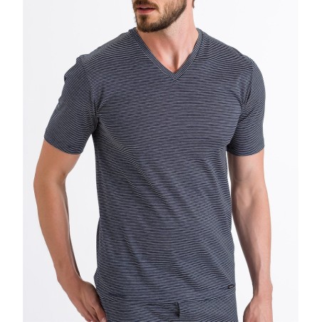 Camiseta Sporty Stripe 074083 Hanro Hombre