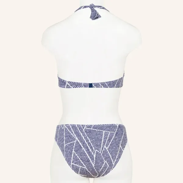 Bikini Lidea Halter Indigo Grid
