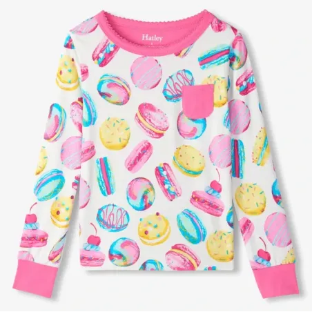 Pijama infantil de macarons Hatley MMK1765