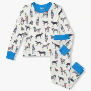 Pijama infantil de perros de bambú Hatley BDK1975