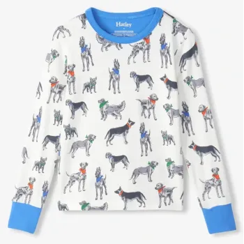Pijama infantil de perros de bambú Hatley BDK1975 2