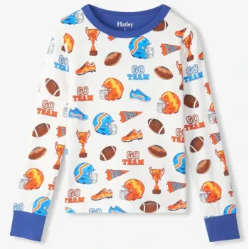 Pijama infantil de fútbol americano Hatley VTK1975 2