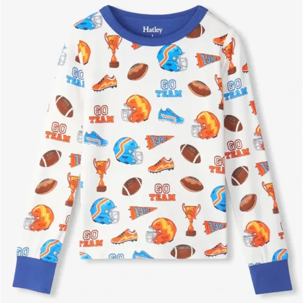 Pijama infantil de fútbol americano Hatley VTK1975