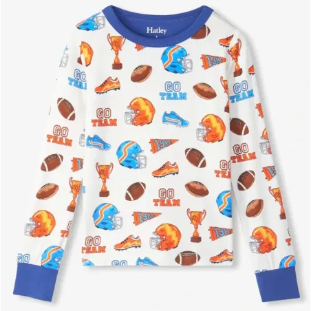 Pijama infantil de fútbol americano Hatley VTK1975