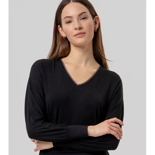 Camiseta Surkana bambú 556BAUM015 cuello pico | BONET
