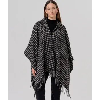 Poncho cuadros Surkana capucha 36POCA821 | BONET 2