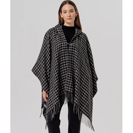 Poncho cuadros Surkana capucha 36POCA821 | BONET
