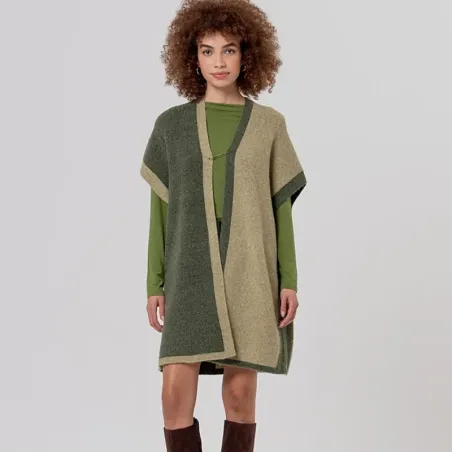 Poncho Surkana punto en bloques 36POKI831 | BONET