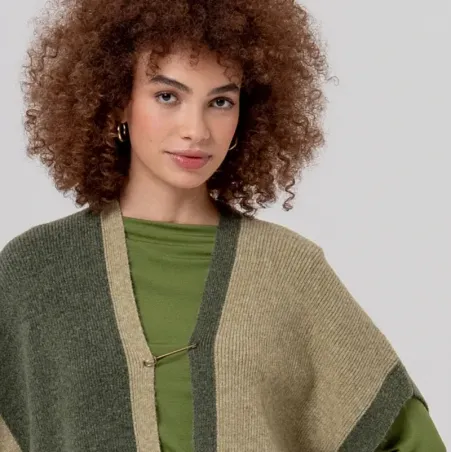 Poncho Surkana punto en bloques 36POKI831 | BONET