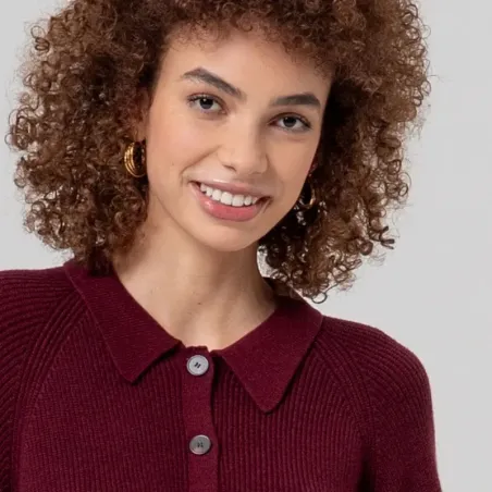 Cárdigan Surkana cuello camisero 566BAZY333 | BONET