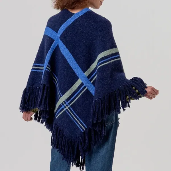 Poncho cuadros Surkana jacquard 36POJA831 | BONET