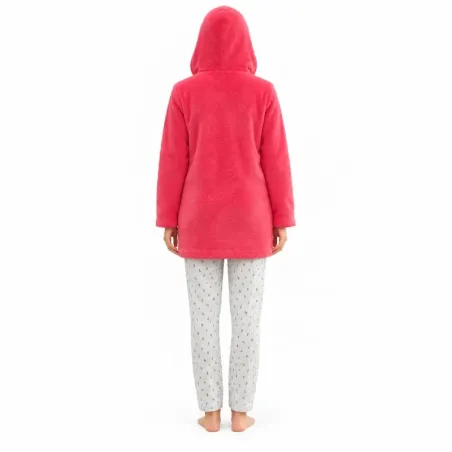 Bata polar mujer Barandi Valkiria con capucha | BONET