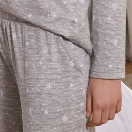 Pijama mujer Barandi Islandia cálido | BONET