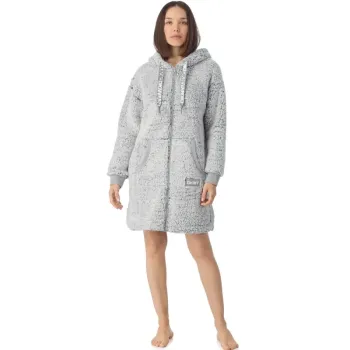 Bata polar amb caputxa DKNY YI30127 | BONET