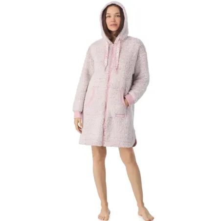 Bata polar amb caputxa DKNY YI30127 | BONET
