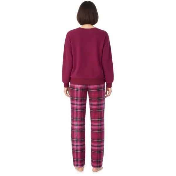 Pijama largo DKNY de mujer YI80142 de cuadros | BONET