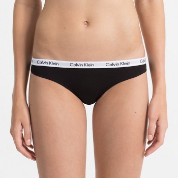 Pack 3 Bragas Slip Calvin Klein QD3588E Black 2