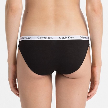 Pack 3 Bragas Slip Calvin Klein QD3588E Black