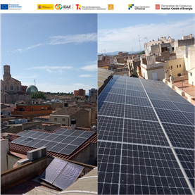 BONET ha realitzat una instal·lació solar fotovoltaica amb el suport de la UE