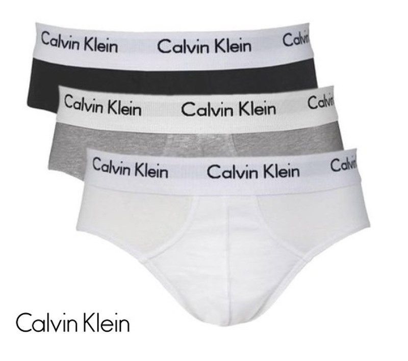 Calzoncillos Slip Básicos Pack 3 Calvin Klein