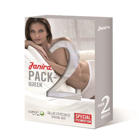 Pack de 2 Calces Janira Milano Queen Esencial