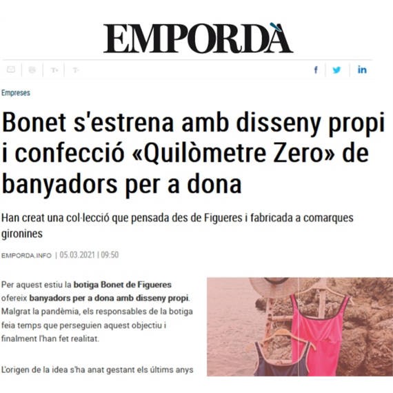 biquinis i banyadors Bonet